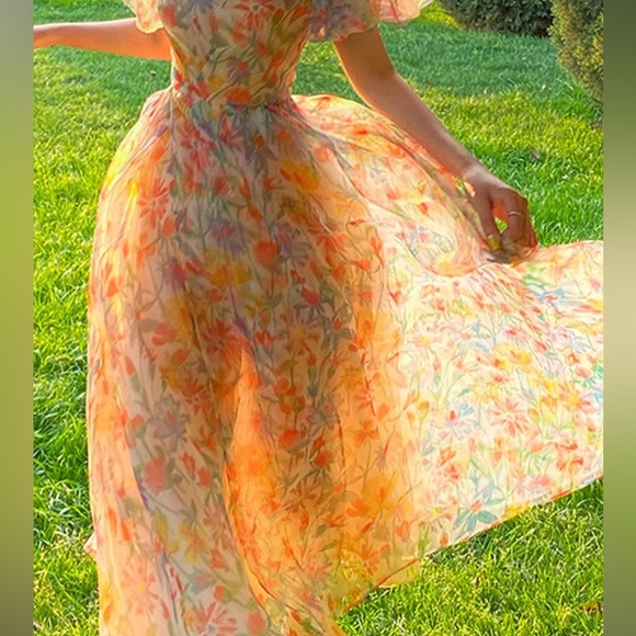 Floral cottagecore summer dress NWOT - Picture 13 of 16